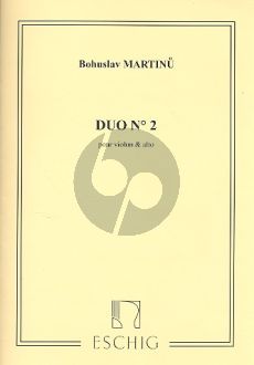 Martinu Duo No.2 Violin-Viola