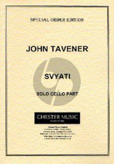 Tavener Svyati Cellopart only