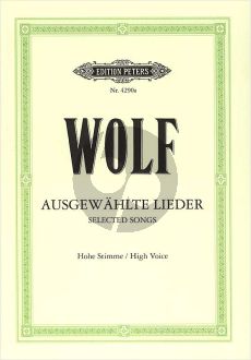 Wolf 51 Ausgewahlte Lieder (Hoch) (Elena Gerhardt)