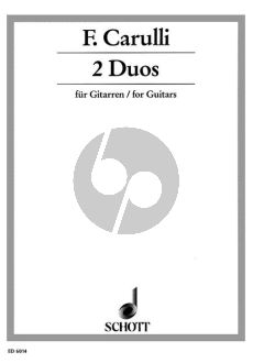 Carulli 2 Duos Op.146 2 Gitarren (Alfred Zschiesche)