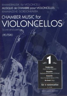 Chamber Music for Violoncellos Vol.1 (4 Vc.) (Score/Parts) (Arpad Pejtsik)