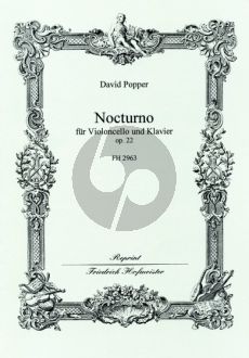 Popper Nocturne Op.22 Violoncello-Klavier