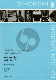Shostakovich Walzer No.2 (Second Waltz) Klavier (aus der Suite Nr. 2 für Jazz-Orchester) (arr. Florian Noack)