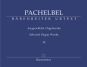 Pachelbel Ausgewahlte Orgelwerke Vol.9 (Herausgegeben von Wolfgang Stockmeier)