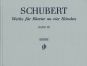 Schubert Werke vol.3 Klavier 4 Hd Hardcover / Leinen / Gebonden (Henle-Urtext)