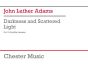 Adams Darkness and Scattered Light for 5 Double Basses (Score/Parts)